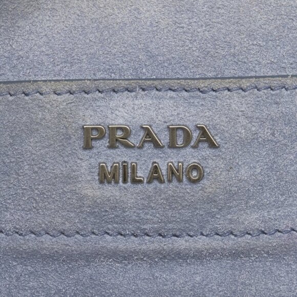 PRADA Blue Leather Shoulder Bag - Picture 9 of 13